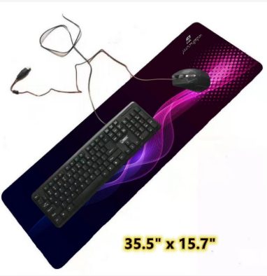 Tapis de souris XXL 900×400mm gaming rétroéclairés RGB