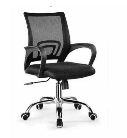 Chaise bureau ergonomique rotative noir