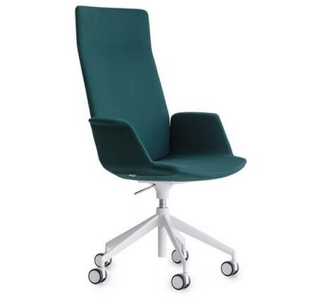 Chaise bureau luxe cuir PU confort premium