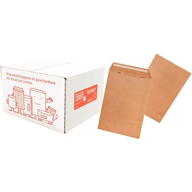Paquet Enveloppe kaki 22×32 cm (x50p)